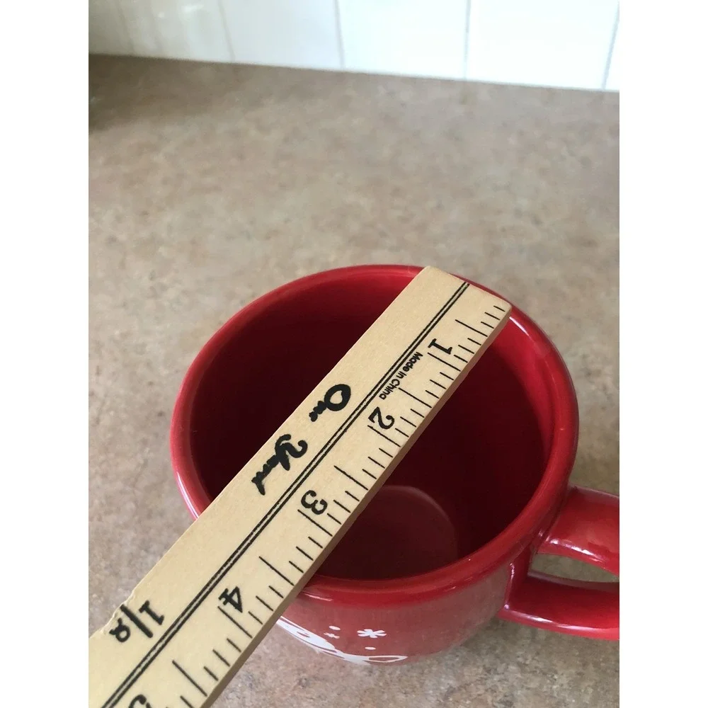 Target Red White Snowman‎ Coffee Cup Mug Tea Holiday Christmas